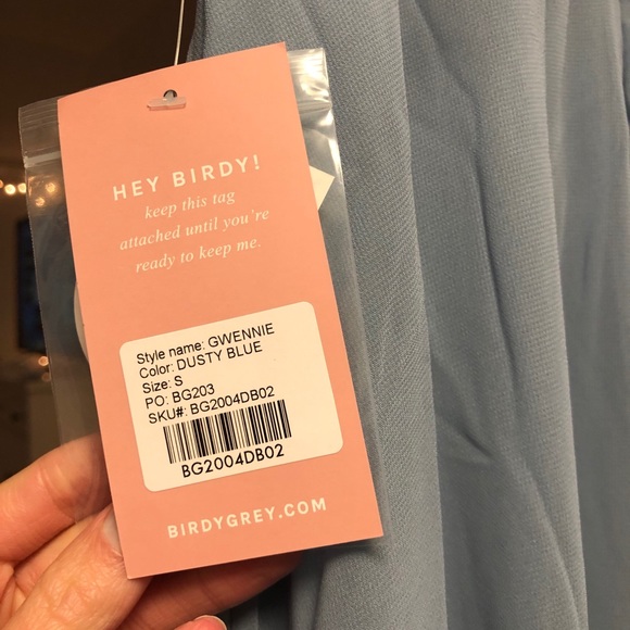 Birdy Grey Gwennie Dress in Dusty Blue - Picture 5 of 5